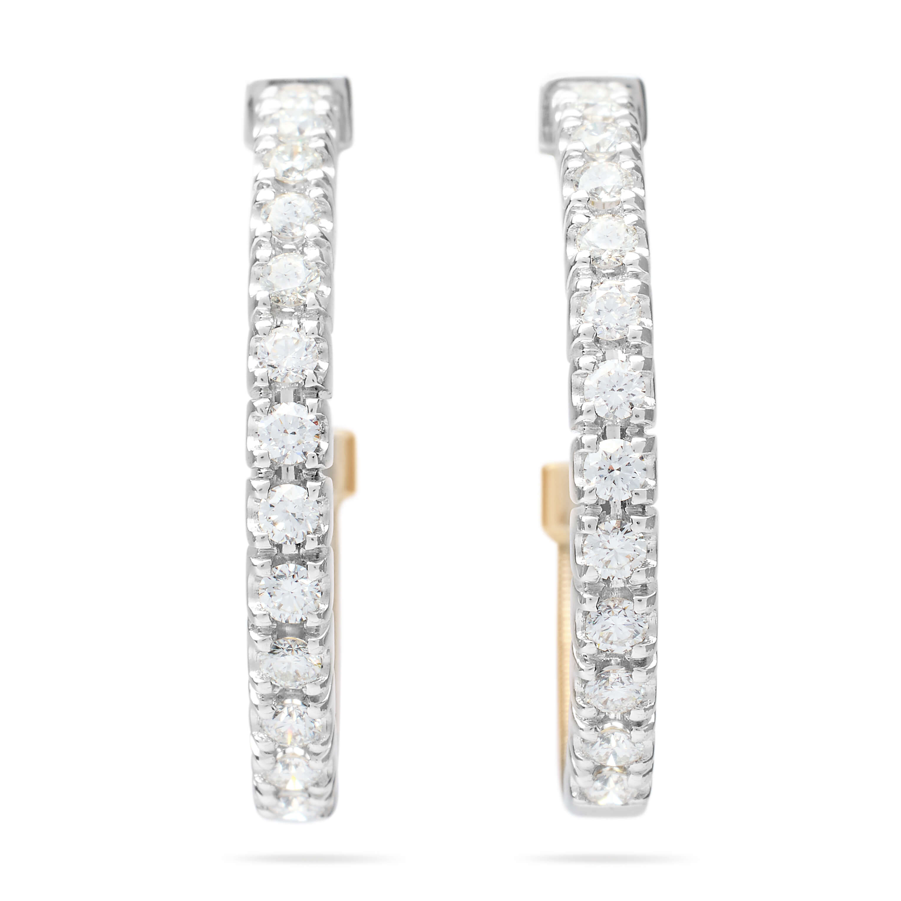Marco Bicego Masai Collection Diamond Coil Hoops