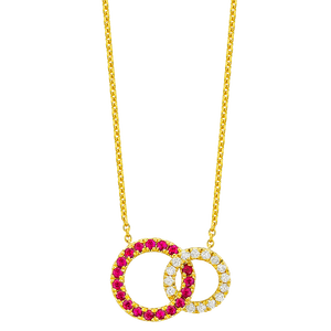 Ruby and Diamond Pendant