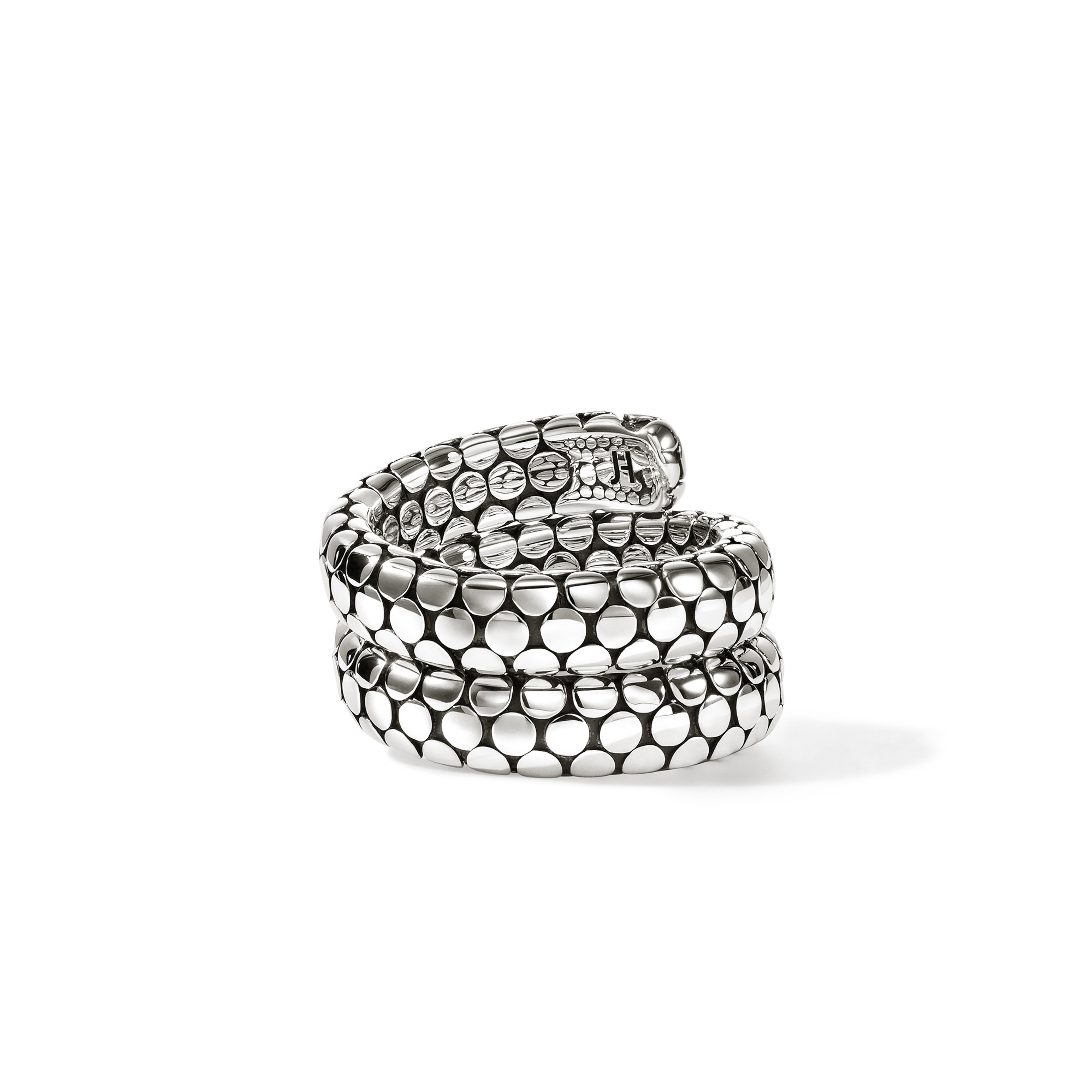 John Hardy Sterling Silver Double Coil Ring