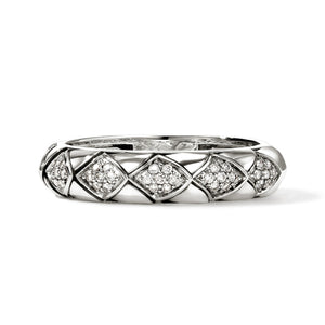 John Hardy Naga Pavé Diamond Band