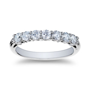 0.70 Total Weight 7 Diamond Ring