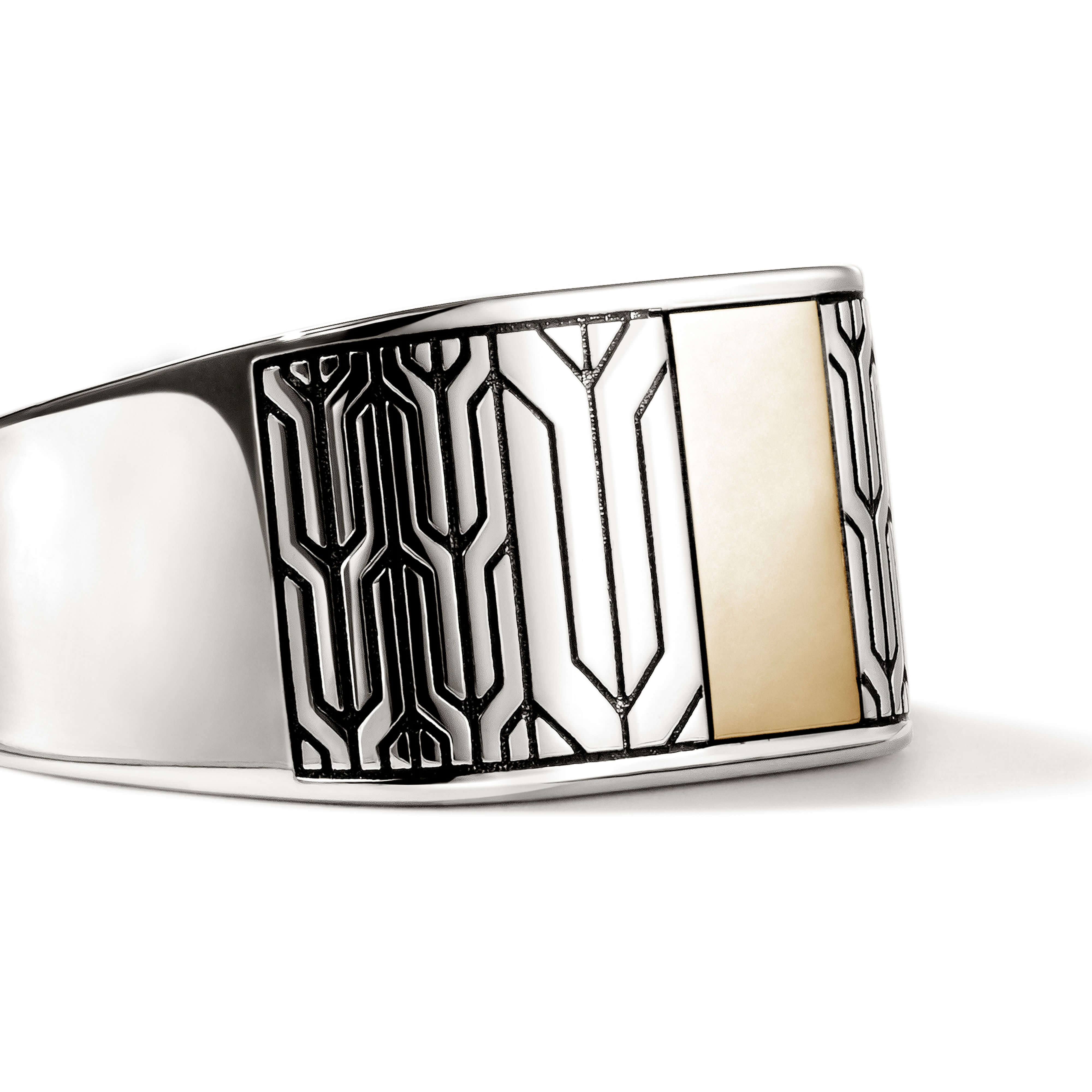 John Hardy Two-Tone Signet Ring
