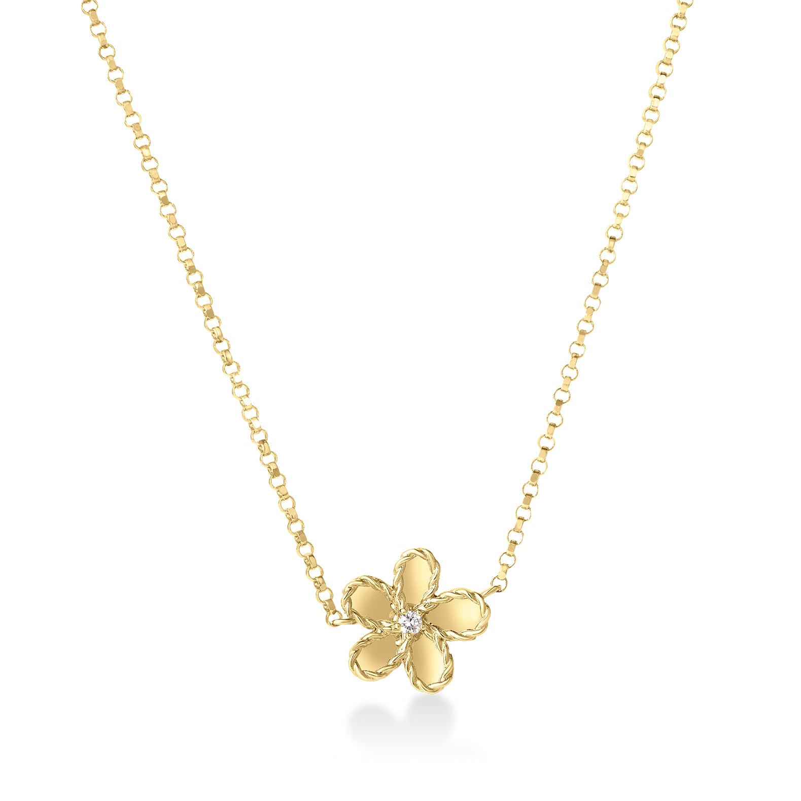 Roberto Coin Jasmine Tiny Flower Necklace