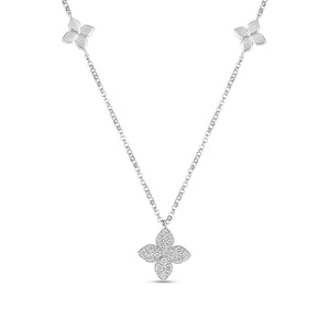Roberto Coin White Gold Diamond Necklace