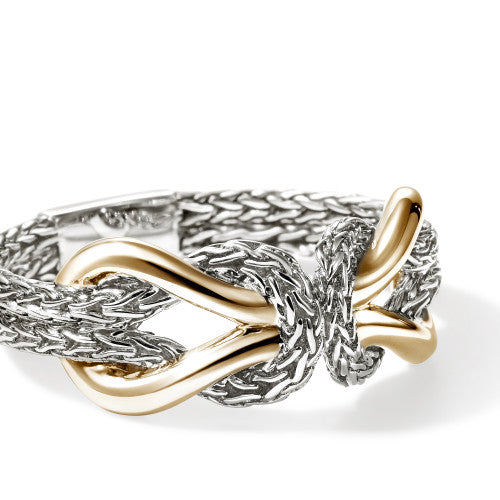 John Hardy Two-Tone Love Knot Infinity Ring