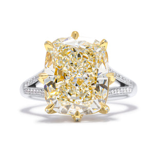 Diamonds of Wonder 8.54ct Cushion Cut Split Shank Ring