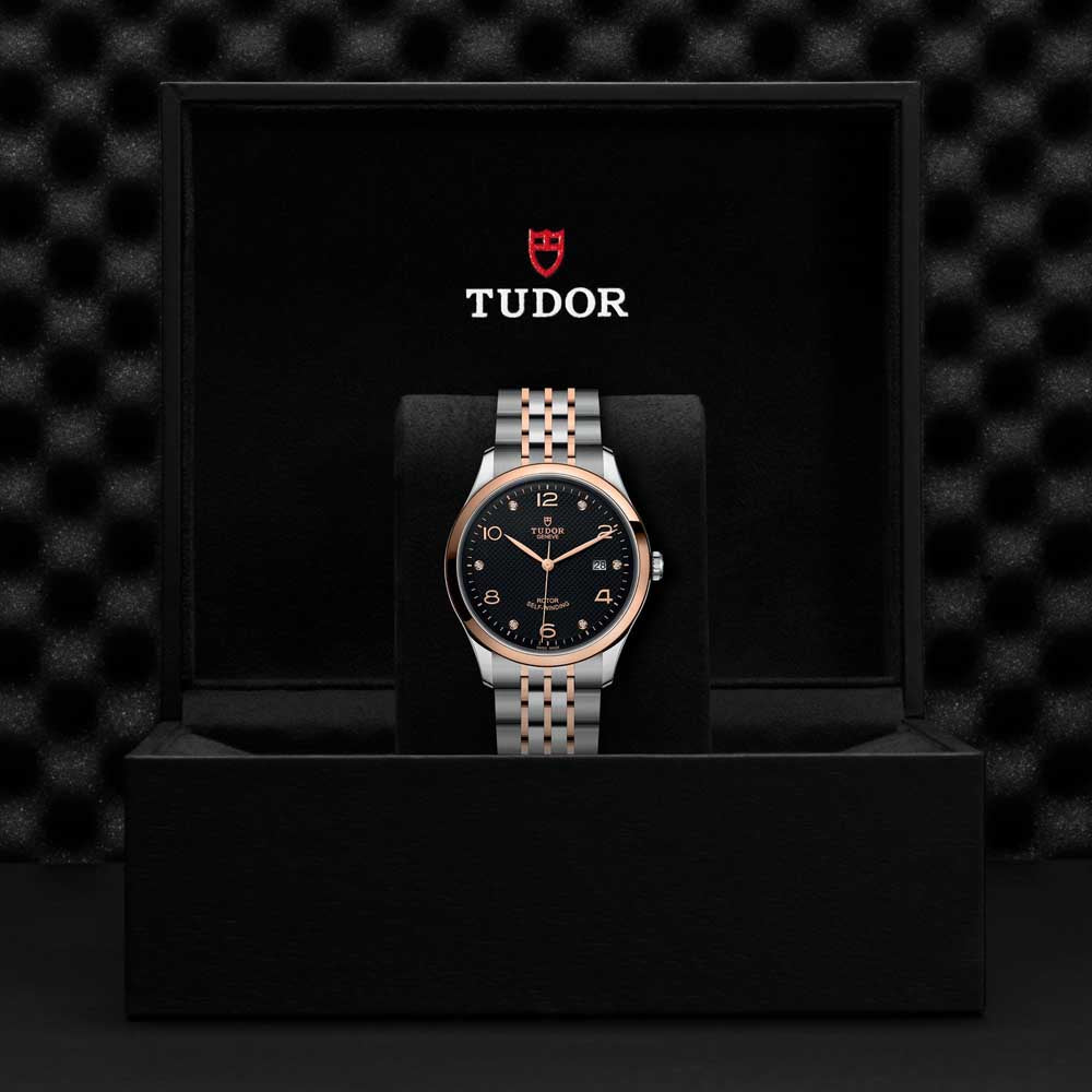 1926 41MM STEEL AND ROSE GOLD