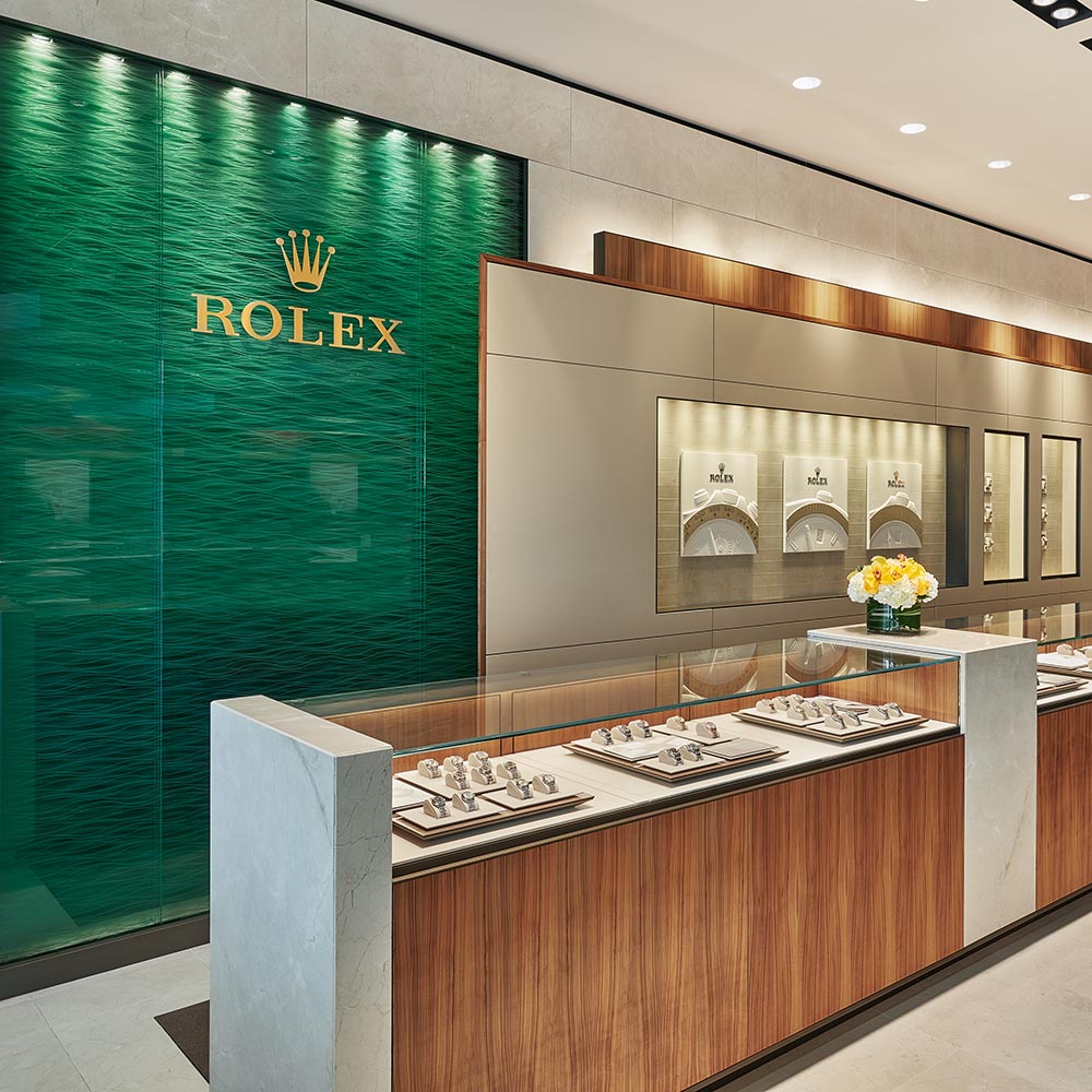 Rolex showroom at R.F. Moeller Jeweler