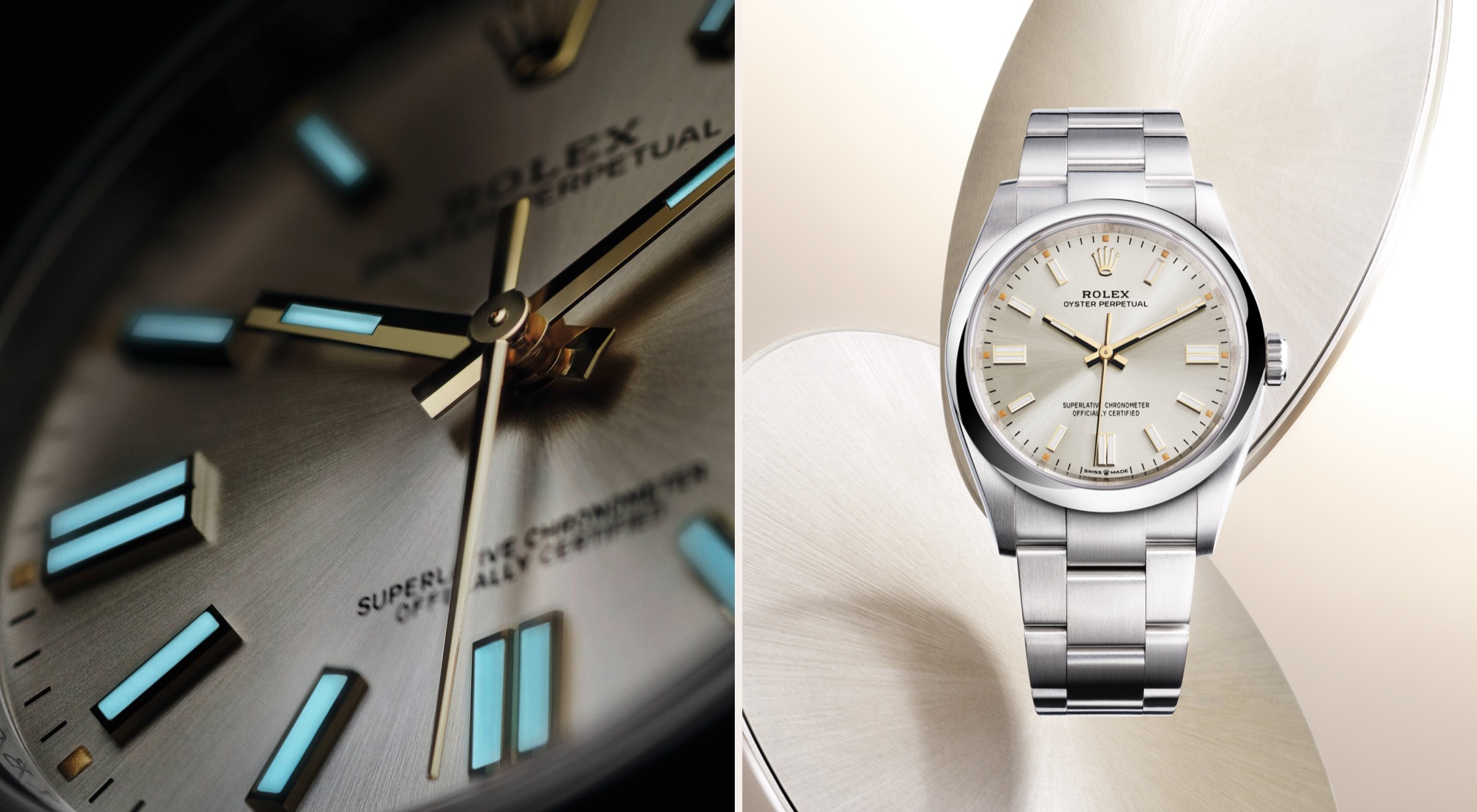 Oyster Perpetual is equipped with either calibre