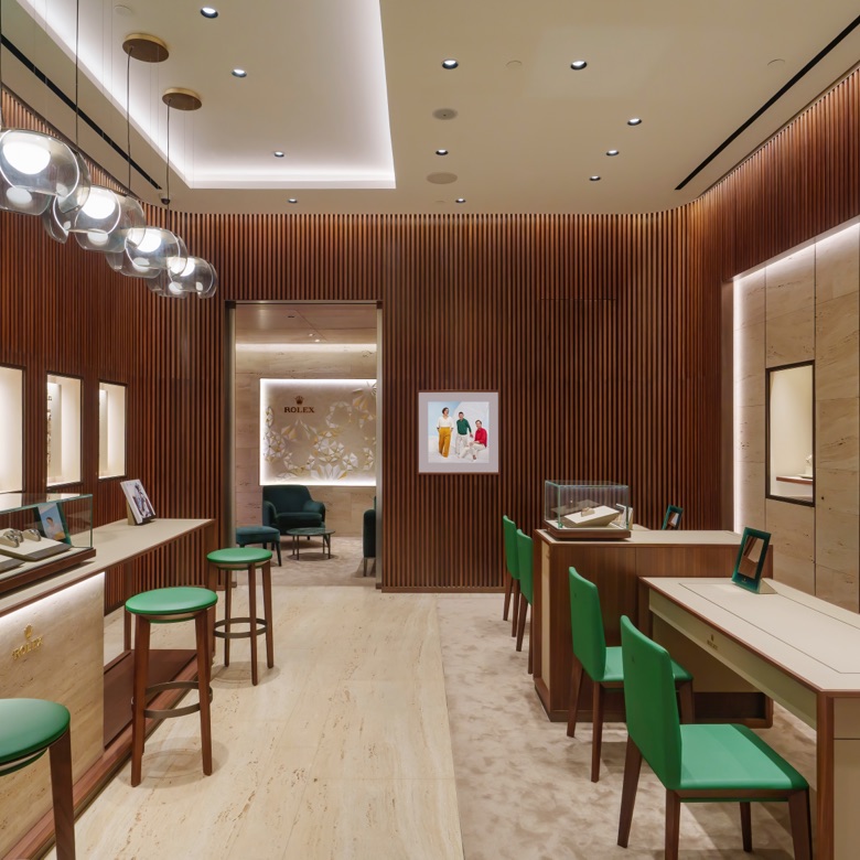 Our Rolex showrooms at R.F. Moeller Jeweler