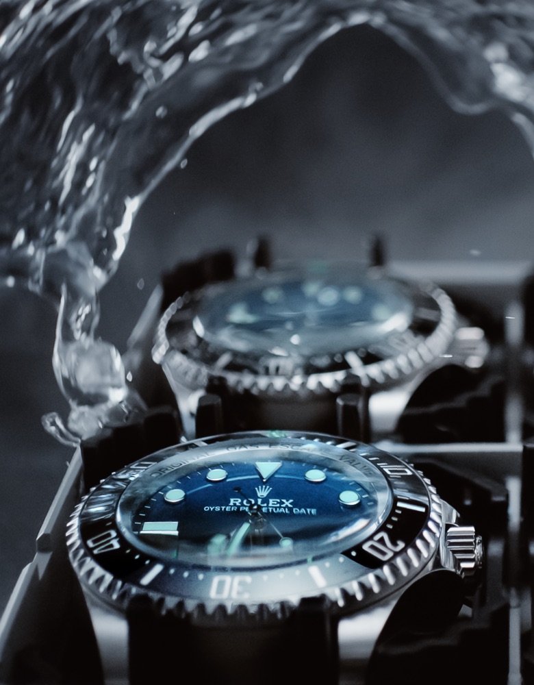 Stringent waterproofness tests at R.F. Moeller Jeweler