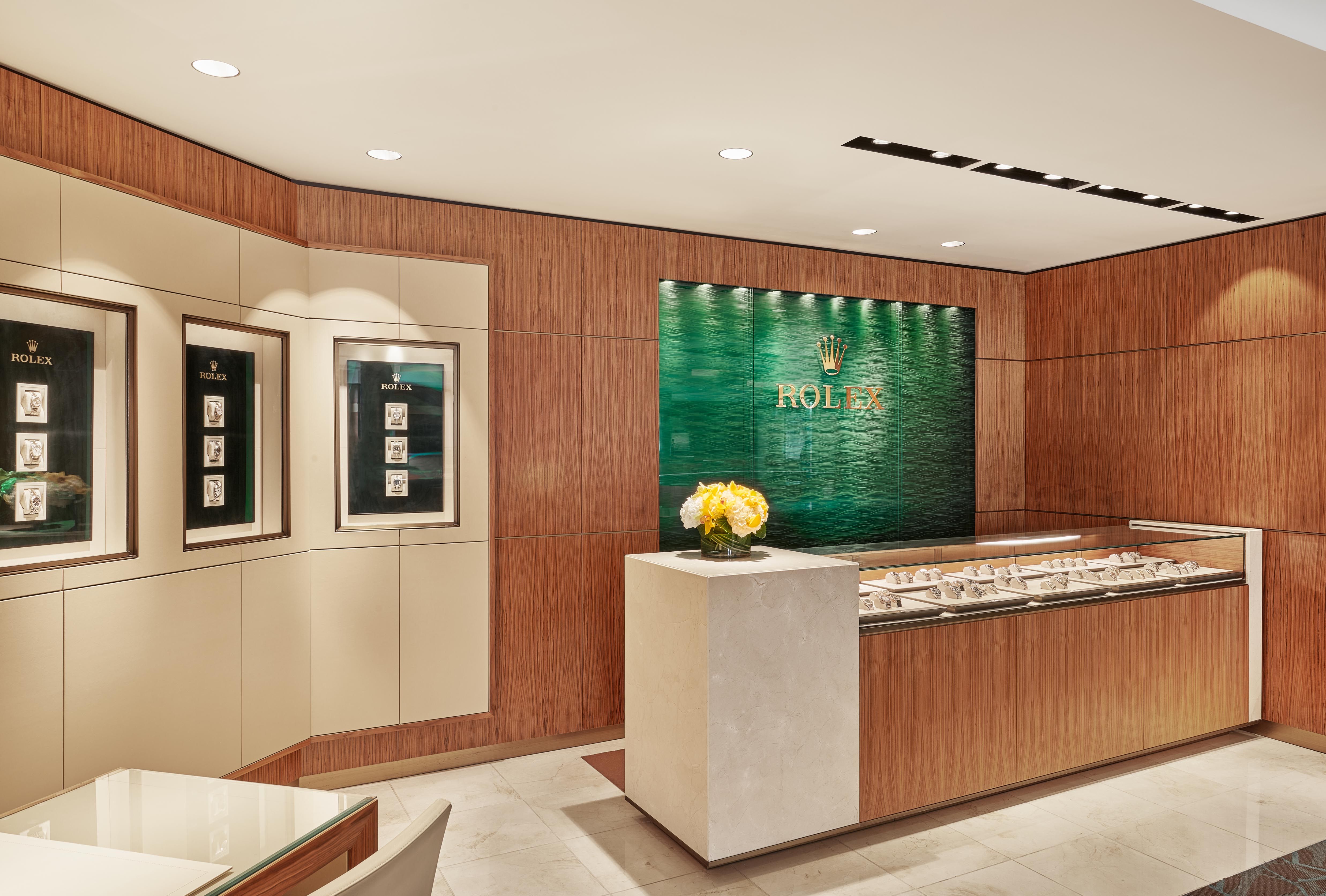 rolex showroom interior photo