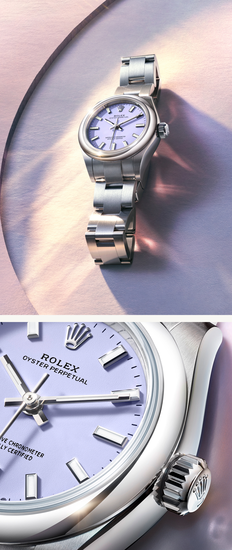 The Oyster case, symbol of waterproofness at R.F. Moeller Jeweler