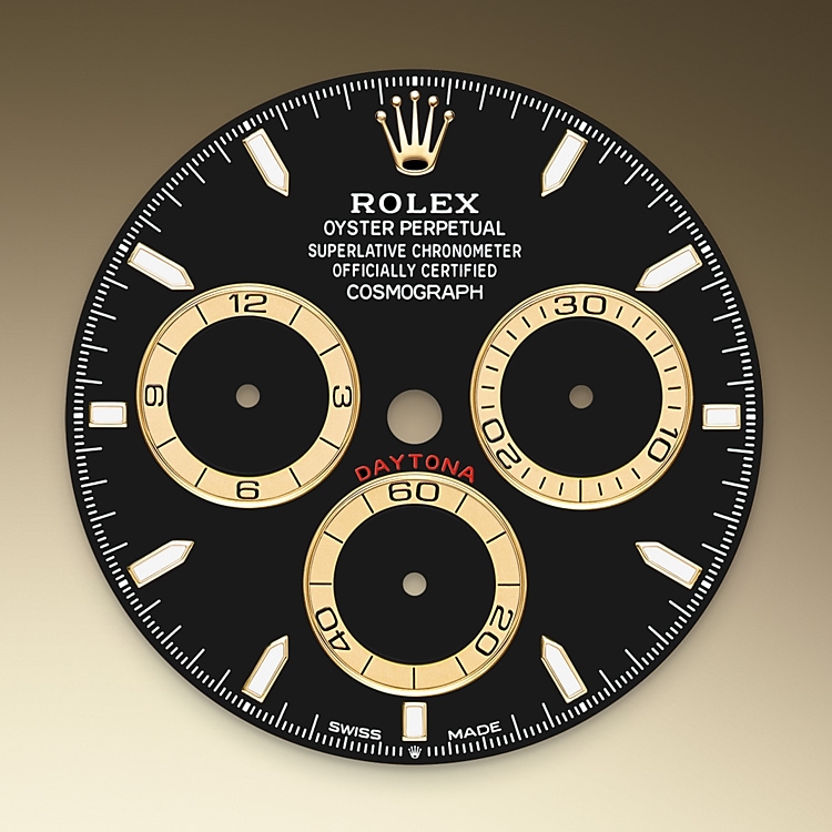 The bezel of a Rolex Cosmograph Daytona
