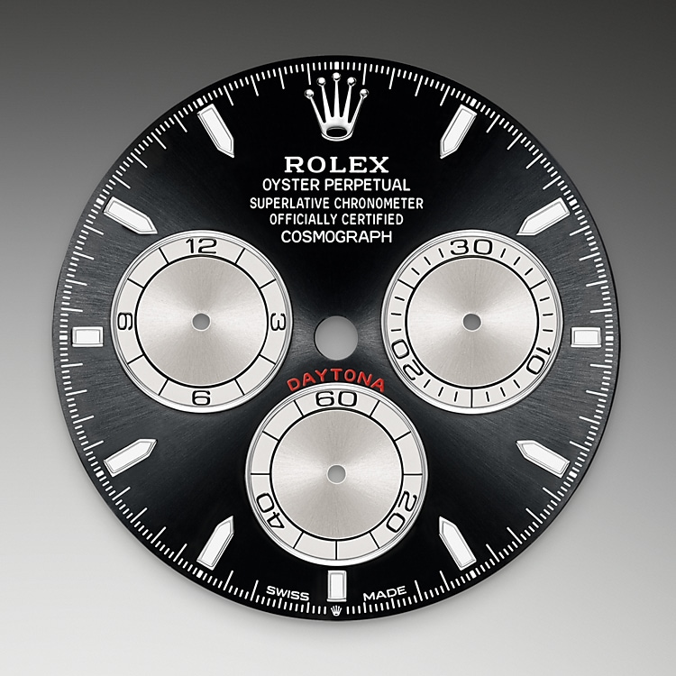The bezel of a Rolex Cosmograph Daytona