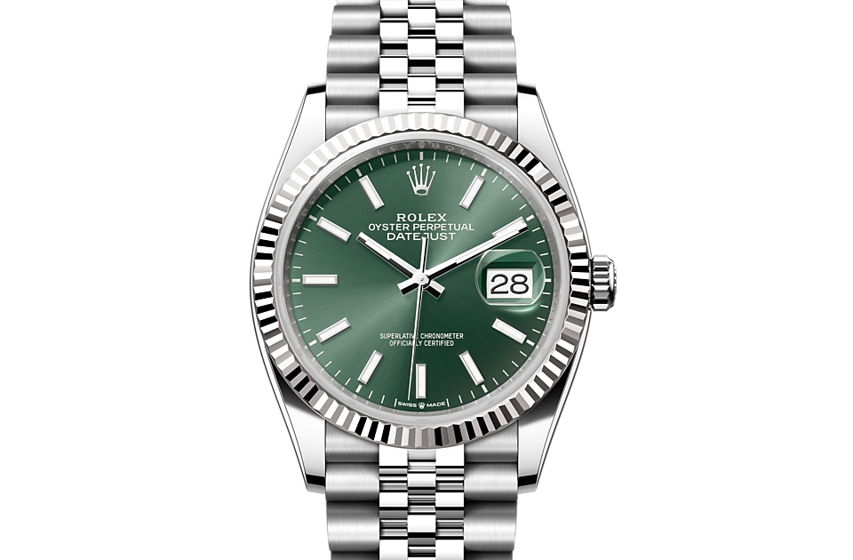 Front facing Rolex Datejust 36