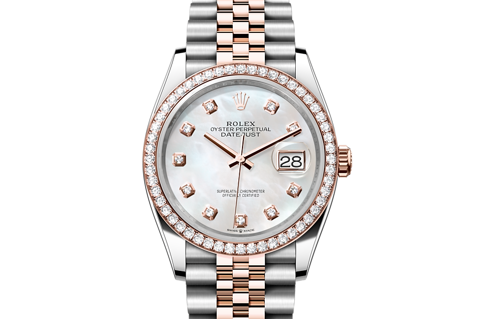 Front facing Rolex Datejust 36