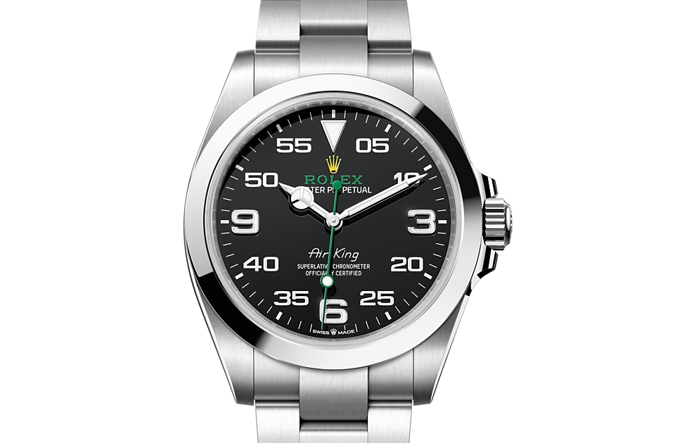 Front facing Rolex Air-King