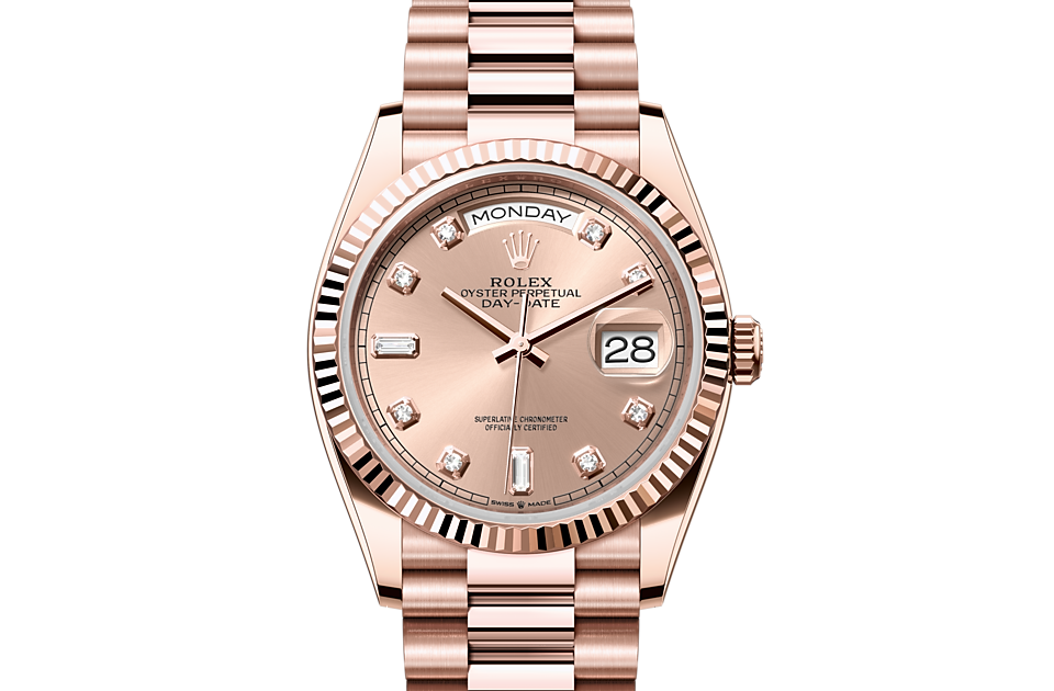 Front facing Rolex Day-Date 36