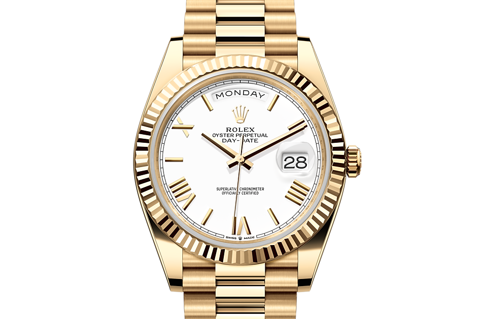 Front facing Rolex Day-Date 40