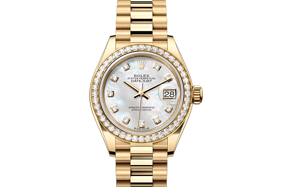 Front facing Rolex Lady-Datejust