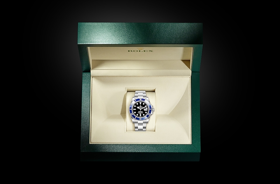 Rolex Submariner in a display box