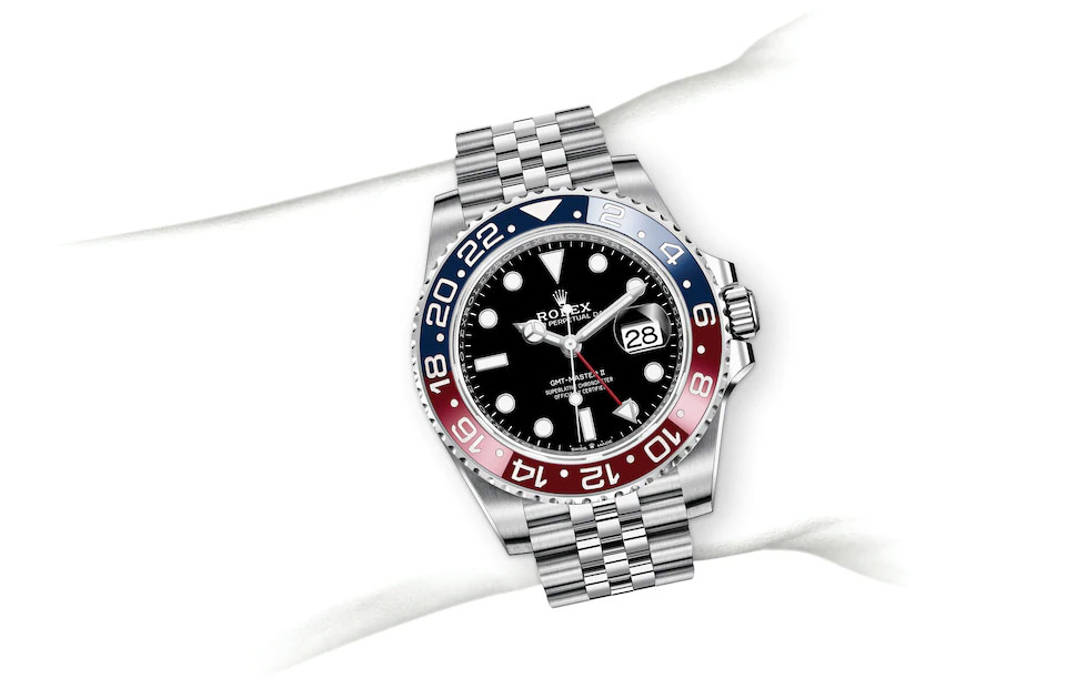 Rolex GMT-Master II worn on a wrist