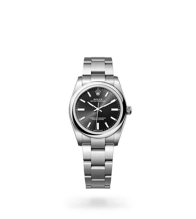 Rolex Oyster Perpetual 34 Watch Isolated Image