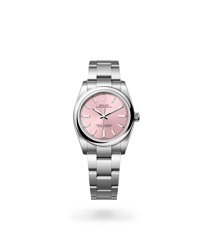 Oyster Perpetual 34 rolex watch isolated image