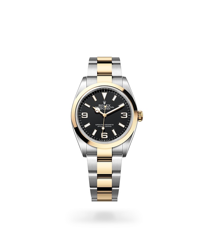 Explorer 36 rolex watch isolated image