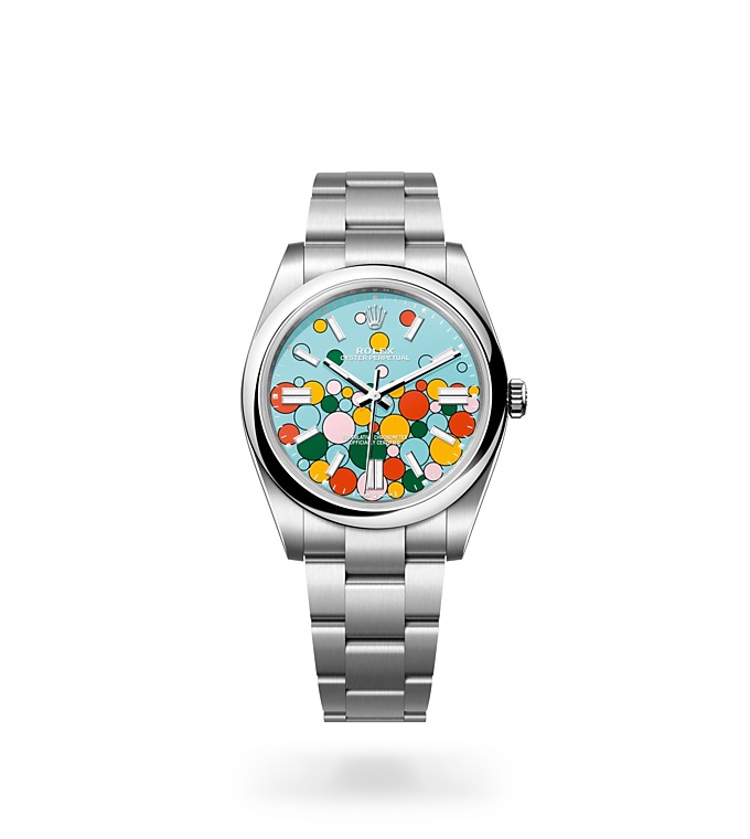 Oyster Perpetual 41 rolex watch isolated image