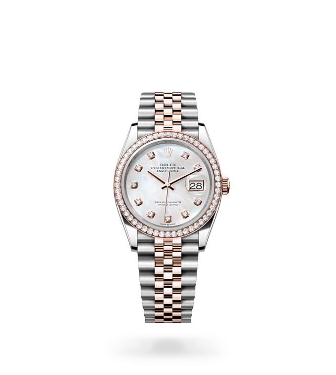 Datejust 36 rolex watch isolated image