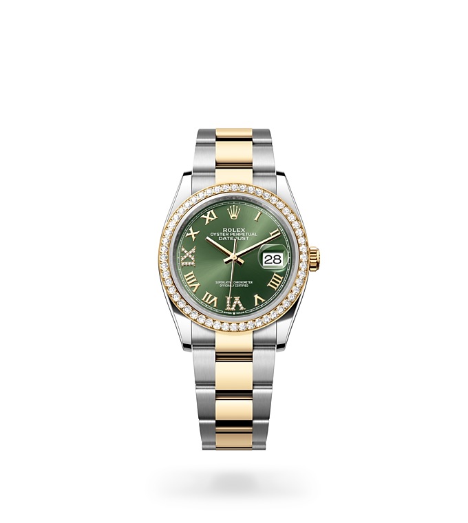 Rolex Datejust 36 Watch Isolated Image
