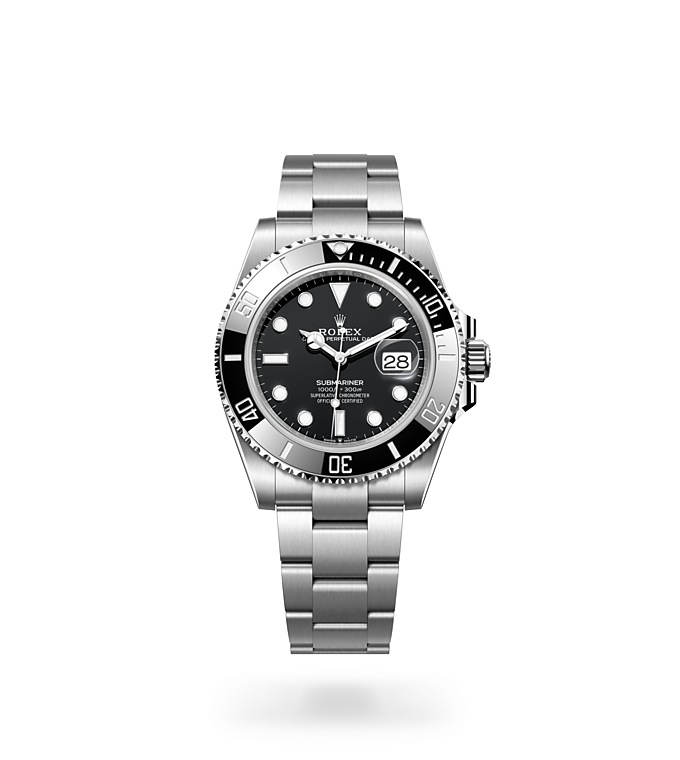 Rolex Submariner Date Watch Isolated Image