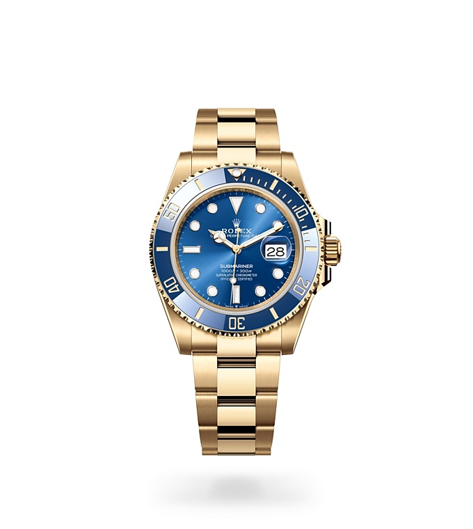 Rolex Submariner Date Watch Isolated Image