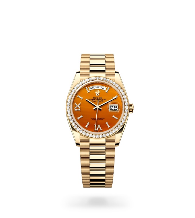 Day-Date 36 rolex watch isolated image