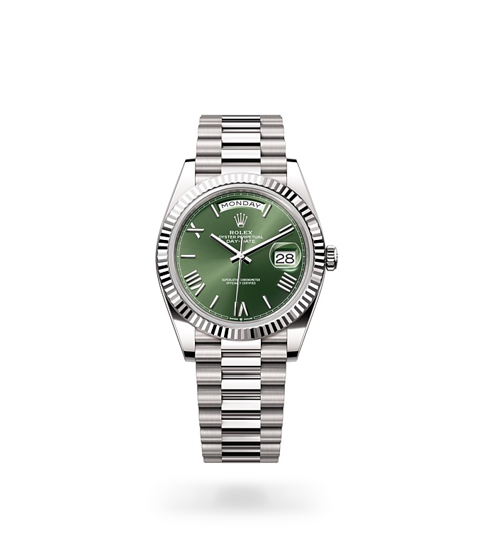 Rolex Day-Date 40 Watch Isolated Image