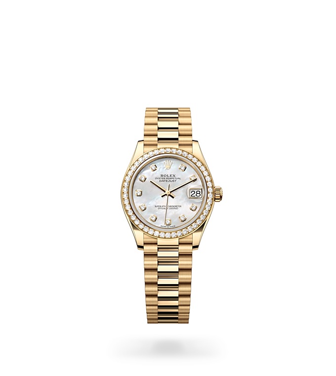 Datejust 31 rolex watch isolated image