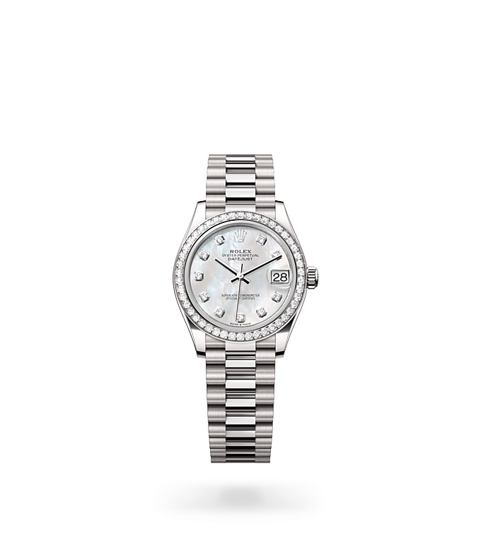 Datejust 31 rolex watch isolated image