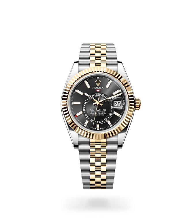 Sky-Dweller rolex watch isolated image