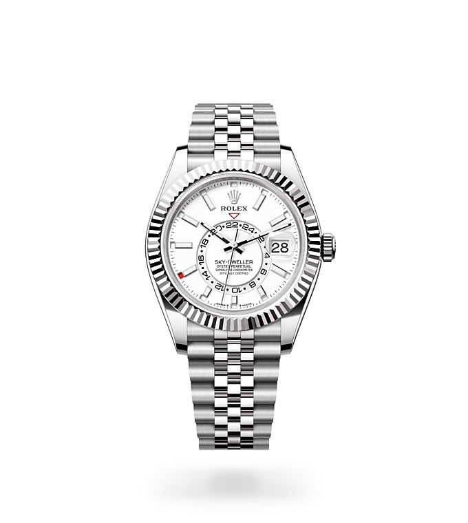 Sky-Dweller rolex watch isolated image