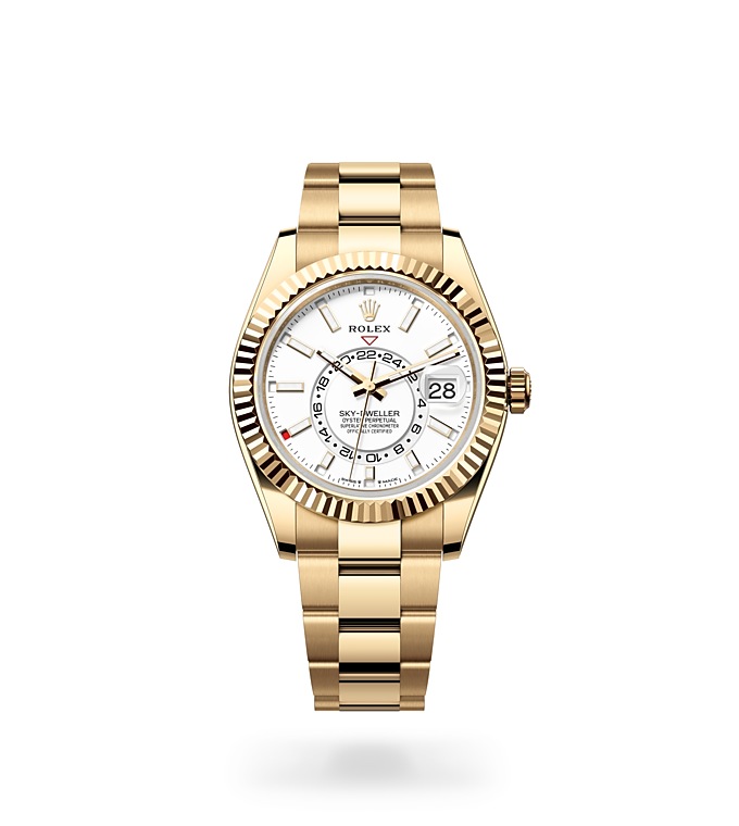 Rolex Sky-Dweller Watch Isolated Image