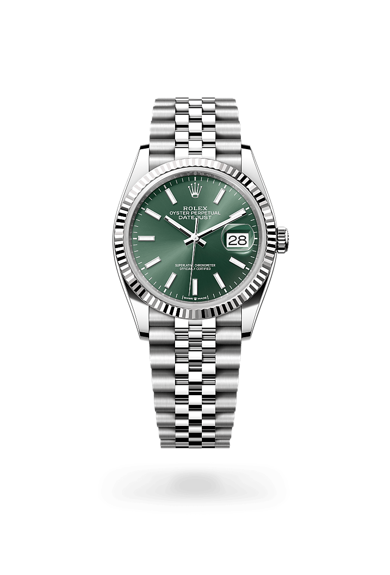 Rolex Datejust 36 Watch Isolated Image