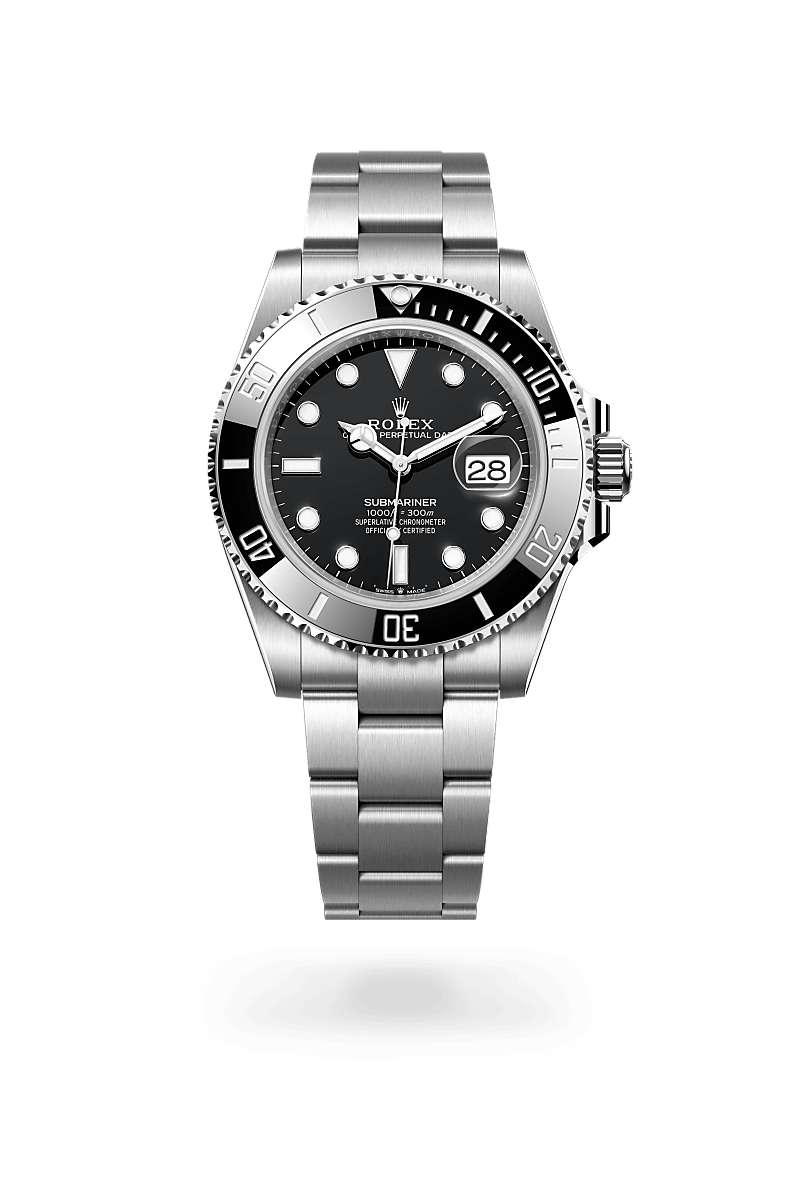 Rolex Submariner Date Watch Isolated Image