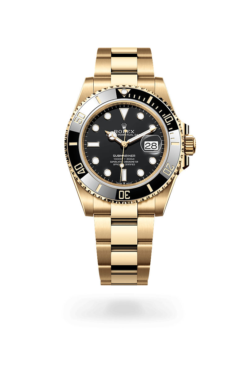 Rolex Submariner Date Watch Isolated Image
