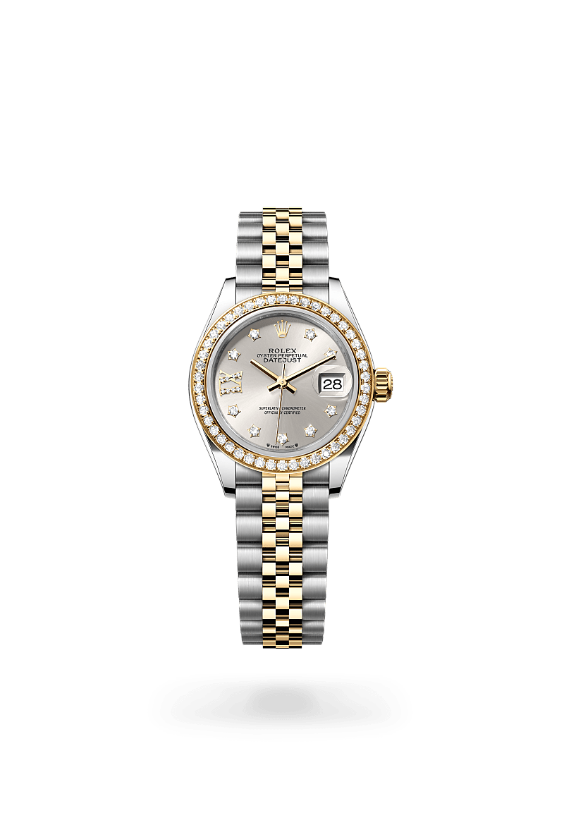 Rolex Lady-Datejust Watch Isolated Image