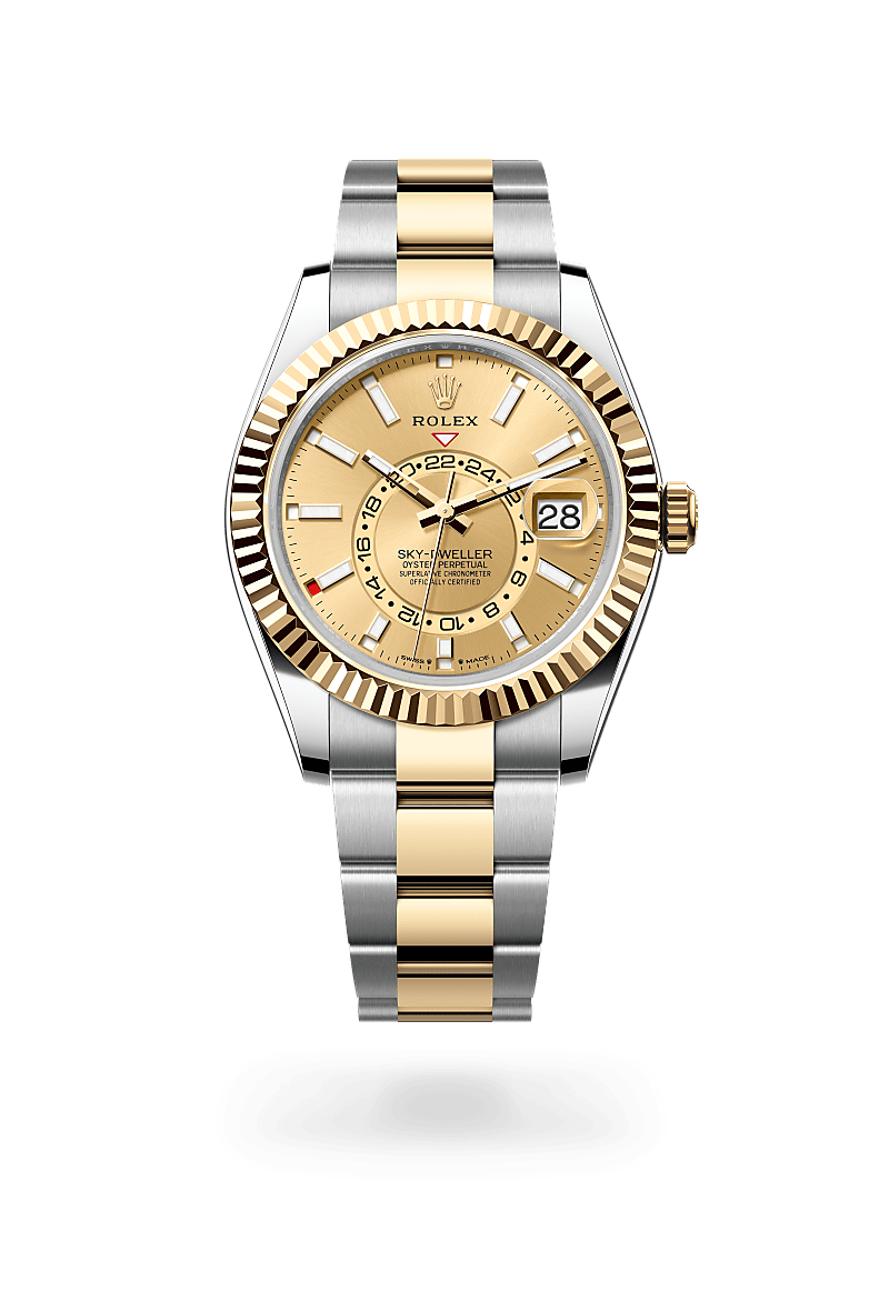 Rolex Sky-Dweller Watch Isolated Image