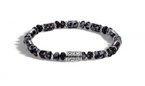 Men's Sterling Silver Bead Bracelet