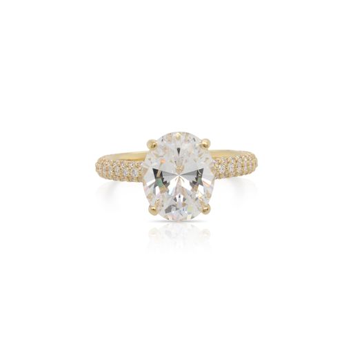 393542Oval Diamond Engagement Ring