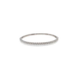 This bracelet from In Style by Rafael is crafted from 14k white gold and features 1.95 total carats of diamonds.